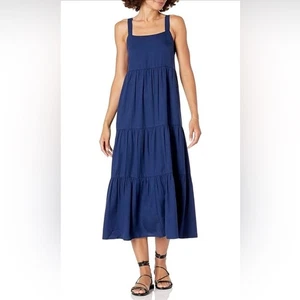 NEU Marineblau The Drop Britt Midikleid L $ 59 - Bild 1 von 6