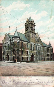 Postcard City Hall Davenport Iowa IA UDB Early 1900s - Picture 1 of 2