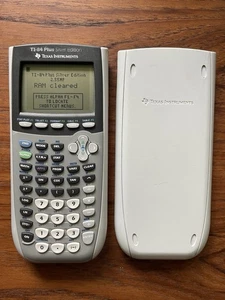 Texas Instruments TI-84 Plus Silver Edition Graphing Calculator Grey Works - Picture 1 of 10