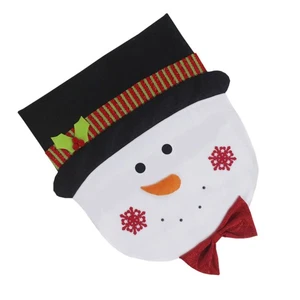 Christmas Chair Covers Protective Seat Back Case Removable Cartoon Chair Back - Picture 1 of 11