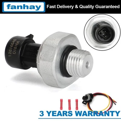 Interruptor de sensor de presión de aceite con arnés de cables para Cadillac CTS SRX 2,8 L 3,6 L Chevy Foto 1 de 4