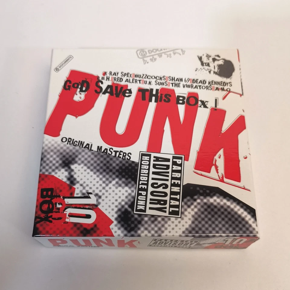 PUNK 10 CD Compilation GOD SAVE THIS BOX 2005 original Masters . © 2002 Cherry - Bild 1 von 4