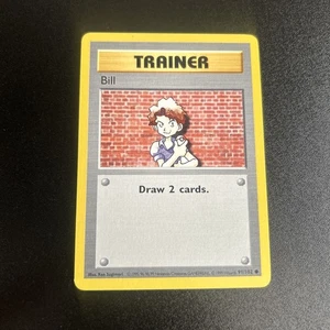 Shadowless Bill Base Set 1999 91/102 Pokemon Card NM - Picture 1 of 3