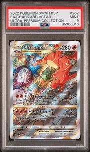 2022 Pokemon Swsh Black Star Promo #262 Fa/Charizard Vstar Ultra-Pre PSA 9 - Picture 1 of 2