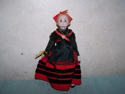 MARIN CHICLANA 8" PORCELAIN DOLL CADIZ-ESPANA FUNDADA EN 1,928 MADE IN SPAIN - Image 1 of 4