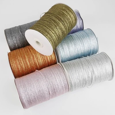 Glitter Material Glitter Ribbon Gift Wrapping Ribbon  Wedding Decoration - image 1 of 4