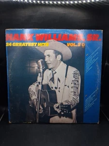 Hank Williams, Sr. - 24 Greatest Hits Vol. 2 (Polydor MG-2-5401)  vinyl  lp VG - Imagen 1 de 15
