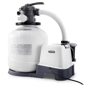 Krystal Clear  Sand Filter Pump & Saltwater Pool Chlorine System - 15,000 Gal - Picture 1 of 3