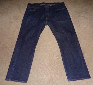 LEVI LEVIS 501 ORIGINAL PASSFORM GERADE HERREN KNOPFLEISTE JEANS GRÖSSE 42 X 30 ROTES ETIKETT * - Bild 1 von 5