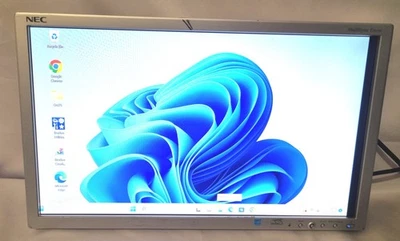 NEC E201W 20" Inch 1600 x 900 LED Backlit DP DVI VGA Monitor Screen NO STAND - Image 1 of 4