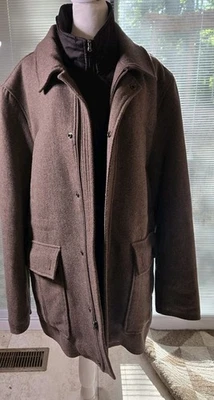 Tasso Elba Men’s Mid-Weight Wool-Blend (XL-see Measurements In Pics) - Image 1 of 4