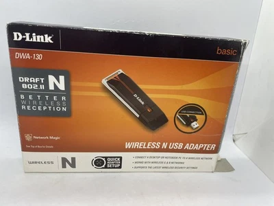 D-Link DWA-130 Wireless-N USB Adapter + USB Cradle - Image 1 of 3