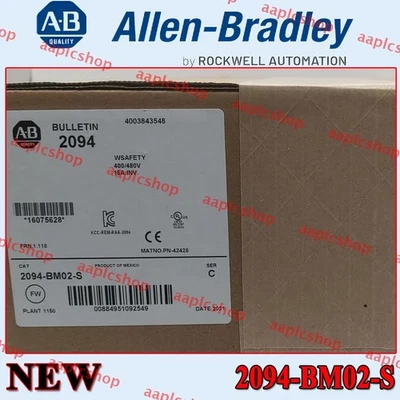 New New-AB  2094-BM02-S Integrated Axis Module 15A Servo Drive Free Tax - Image 1 of 3