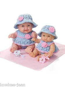 Lots to Love Babies baby DOLL CLOTHES TO KNIT for 8" 10" dolls - see pics - Picture 1 of 7