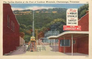 Postcard Incline Station Chattanooga Tennessee - Picture 1 of 2