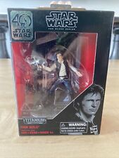 Star Wars The Black Series- 40th Anniversary Han Solo-Titanium Series Sealed