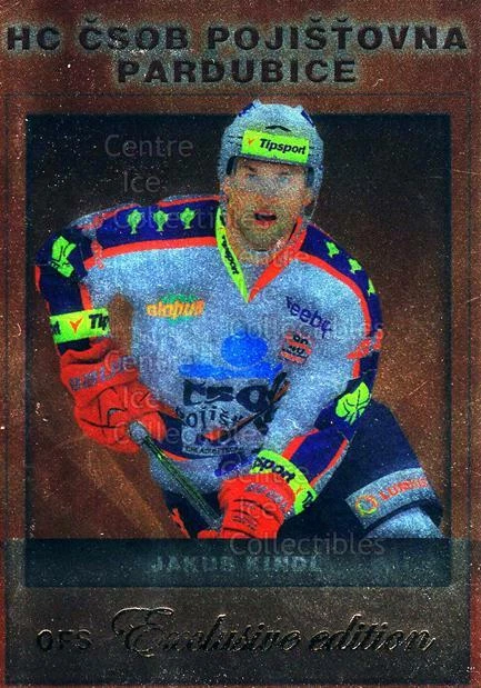 2012-13 Czech OFS Exclusive Gold #55 Jakub Kindl - Image 1 of 1