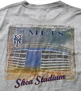 Vintage Shea Stadion Shirt Herren 2X-Large 40th Anniversary grau MLBP Grafik - Bild 1 von 13