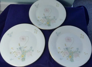 3 x Royal Doulton Flirtation 8" plates - Picture 1 of 4