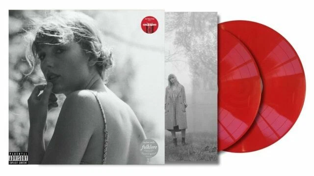 Taylor Swift Folklore Target Exclusive Limited Red Vinyl 2 LP - Image 1 of 1