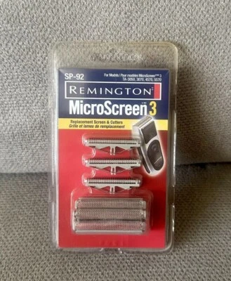 Remington SP-92 MicroScreen 3 Pantalla de repuesto y cortadores - ¡NUEVO Y SELLADO! Foto 1 de 2