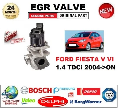 PARA FORD FIESTA V VI 1.4 TDCi 2004-ON VÁLVULA EGR 5 PINES con JUNTA/SELLO - Imagen 1 de 4