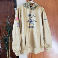 dallas cowboys salute to service hoodie xl