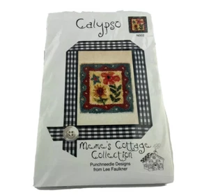 Meme’s Cottage Collection Calypso Punch Nadel Muster mit Stoff Blume - Bild 1 von 7
