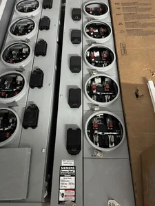 SIEMENS WMM52125RJ THREE Phase 240 volts 125 A 5-GANG stack ringless - Picture 1 of 4