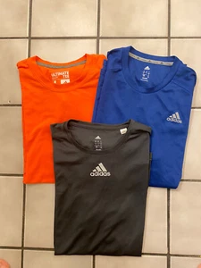 T-shirt Adidas uomo maglietta allenamento performance. 3 camicie a 1 prezzo. Taglia L - Foto 1 di 4