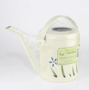 Natures Garden Meadow Flowers Enamelware Watering Can - Picture 1 of 10