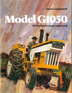 White Farm Equipment Model G1050 Minneapolis Moline Color Brochure MM 110HP - Picture 1 of 10