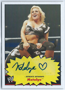 2012 Topps Heritage WWE Autographs #NNO Natalya Auto
