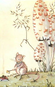 I.L. CARTOLINA WALLACE ARTIST "UN TOPO IMPEGNATO A BRINDARE" MEDICI #409 - Foto 1 di 2