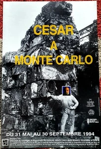 CESAR*BALDACCINI*AFFICHE*1994*MONTÉ*CARLO*PRINTEMPS*DES*ARTS*VINTAGE*COLLECTOR* - Picture 1 of 4