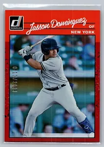 2023 Donruss #253 Jasson Dominguez /2023 rot - Bild 1 von 2