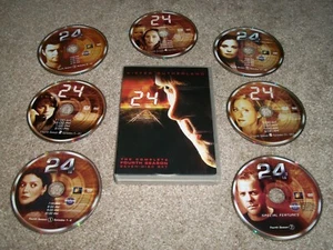 24-THE COMPLETE FOURTH SEASON 7 DVD SET! KIEFER SUTHERLAND! FREE FAST SHIPPING! - Bild 1 von 4