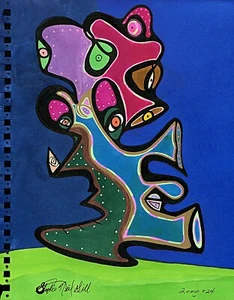 Stephen Neil Gill Subconscious Evolution Ecosystem Pop Surreal Fantasy Totem - Picture 1 of 1