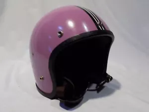 VINTAGE ARCTIC CAT PURPLE MINI-BIKE HELMET SNOWMOBILE PROWLER CLIMBER LARGE 70s - Picture 1 of 13
