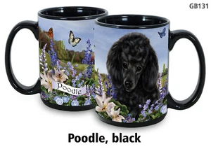 Taza de fiesta de jardín - caniche negro - Imagen 1 de 1