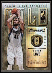 2012-13 Panini Gold Standard Gold Standard Insert #32 Kevin Love #d/199 - NM-MT