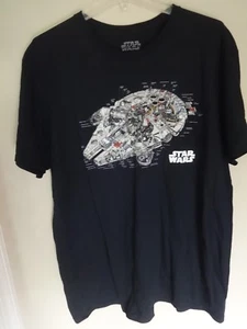 EUC Repro Star Wars Millennium Falcon Mad Engine Herren Größe XL T-Shirt  - Bild 1 von 4