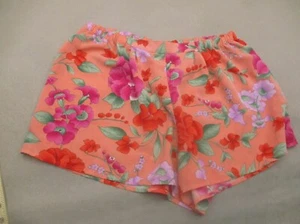 Victoria's Secret leichte Schlafshorts Größe M Damen Blumenmuster Stretchbund 669 - Bild 1 von 6
