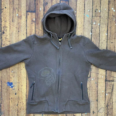 Mountain Hard Wear Women's Medium Tan/ Brown Full Zip Hooded Sweatshirt - Image 1 of 4