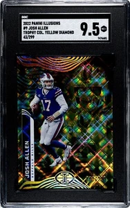 43/299 2022 Illusions Football Josh Allen Trophy Collection #9 banconote NFL SGC 9,5 - Foto 1 di 2