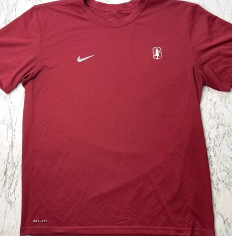 Nike Stanford Cardinal Dri-Fit Shirt Mens Large Team Issued Cover