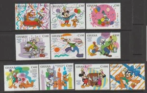 GHANA DISNEY STAMPS 1995 DONALD DUCK 60TH ANNIVERSARY MNH - DIS02 - Picture 1 of 1