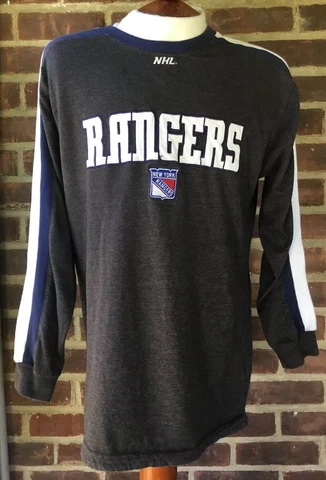 Majestic New York Rangers longsleeve Shirt Size Medium Cover