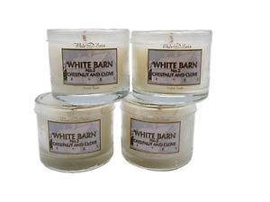 Bath Body Works No 2 Chestnut and Clove White Barn Mini Candles 1.3oz (Set of 4)