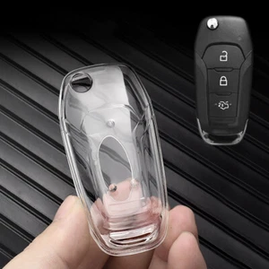 Key Fob Case Cover Shell For Ford Mustang F150 Bronco Explorer Ranger Accessory - Picture 1 of 7